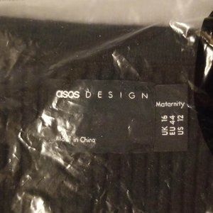 ASOS Maternity Jumper Black Size 16